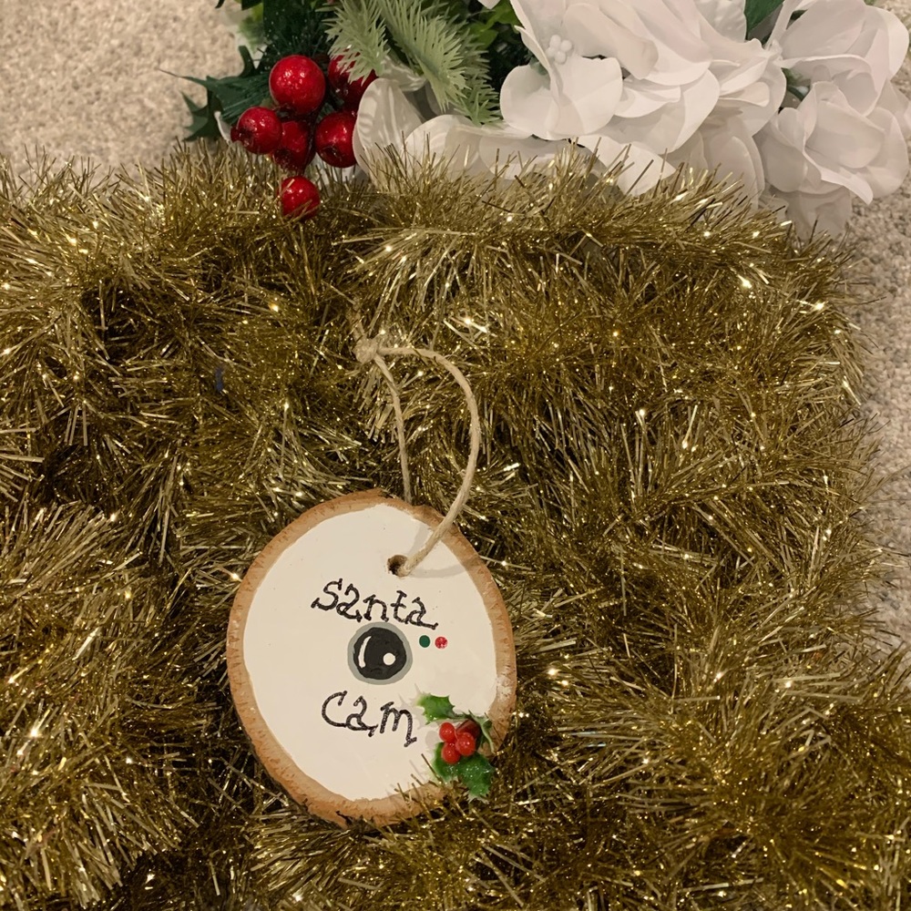 Santa Cam Ornament